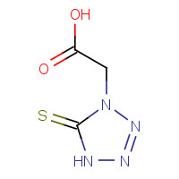 57658-36-3 5-Mercapto-1H-tetrazole-1-acetic acid chemical structure