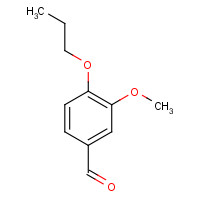 57695-98-4 3-METHOXY-4-PROPOXY-BENZALDEHYDE chemical structure