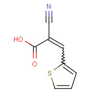 58177-53-0 2-CYANO-3-(2-THIENYL)ACRYLIC ACID chemical structure