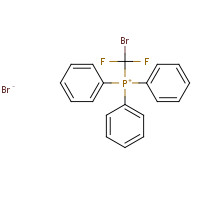 58201-66-4 (BROMODIFLUOROMETHYL)TRIPHENYLPHOSPHONIUM BROMIDE chemical structure