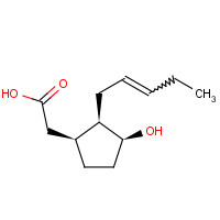 58240-50-9 3ALPHA-HYDROXY-2BETA-(2Z-PENTENYL)-CYCLOPENTANE-1BETA-ACETIC ACID chemical structure