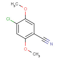 58543-89-8 4-CHLORO-2,5-DIMETHOXYBENZONITRILE chemical structure