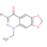 58561-09-4 3-BROMO-1-ETHYL-1,4-DIHYDRO[1,3]DIOXOLO[4,5-G]CINNOLIN-4-ONE chemical structure