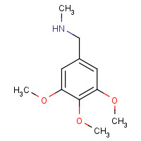 58780-82-8 N-METHYL-3,4,5-TRIMETHOXYBENZYLAMINE chemical structure
