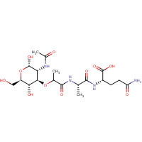 59331-38-3 AC-MURAMYL-ALA-GLU-NH2 chemical structure