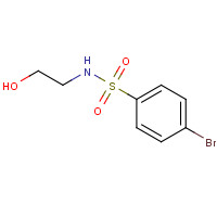 59724-43-5 4-BROMO-N-(2-HYDROXYETHYL)BENZENESULPHONAMIDE chemical structure