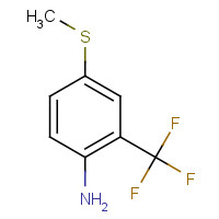59920-85-3 2-AMINO-5-(METHYLTHIO)BENZOTRIFLUORIDE chemical structure