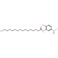 60301-87-3 2-(N-HEXADECANOYLAMINO)-4-NITROPHENOL chemical structure