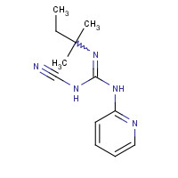 60559-98-0 N-CYANO-N'-(1,1-DIMETHYLPROPYL)-N''-3-PYRIDYLGUANIDINE chemical structure