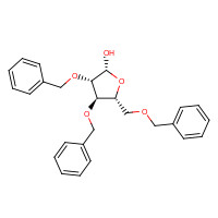 60933-68-8 2,3,5-TRI-O-BENZYL-BETA-D-ARABINOFURANOSE chemical structure