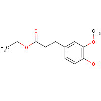 61292-90-8 ETHYL 3-(4-HYDROXY-3-METHOXYPHENYL)PROPIONATE chemical structure