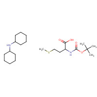 61315-59-1 BOC-D-METHIONINE DICYCLOHEXYLAMINE SALT chemical structure