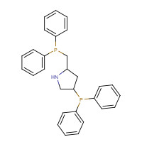 61478-29-3 (2S,4S)-4-Diphenylphosphino 2-diphenylphosphinomethyl pyrrolidine chemical structure