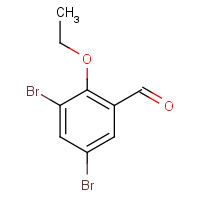 61657-67-8 3,5-DIBROMO-2-ETHOXYBENZALDEHYDE chemical structure