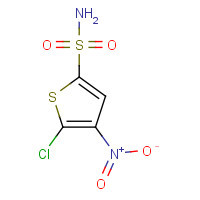61714-46-3 2-CHLORO-3-NITROTHIOPHENE-5-SULFONAMIDE chemical structure