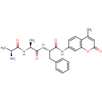 62037-41-6 ALA-ALA-PHE-MCA HYDROCHLORIDE chemical structure