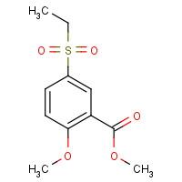 62140-67-4 Methyl 2-methoxy-5-(ethylsulfonyl)benzoate chemical structure