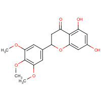 62252-10-2 5,7-DIHYDROXY-3',4',5'-TRIMETHOXYFLAVANONE chemical structure