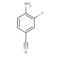 63069-50-1 3-Fluoro-4-aminobenzonitrile chemical structure