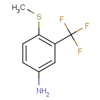63094-56-4 4-METHYLTHIO-3-(TRIFLUOROMETHYL)ANILINE chemical structure