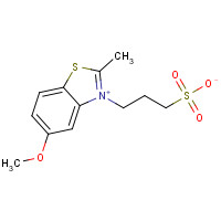 63149-01-9 5-METHOXY-2-METHYL-3-(3-SULFOPROPYL)BENZOTHIAZOLIUM INNER SALT chemical structure