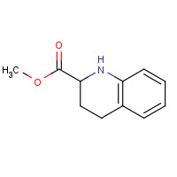 63430-79-5 1,2,3,4-TETRAHYDRO-QUINOLINE-2-CARBOXYLIC ACID METHYL ESTER chemical structure