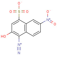 63589-25-3 4-Diazo-3,4-dihydro-7-nitro-3-oxo-1-naphthalenesulfonic acid chemical structure