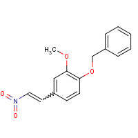 63909-38-6 4-BENZYLOXY-3-METHOXY-OMEGA-NITROSTYRENE chemical structure