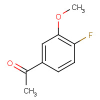 64287-19-0 4-FLUORO-3-METHOXYACETOPHENONE chemical structure