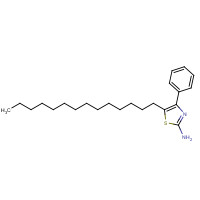 64415-14-1 2-AMINO-4-PHENYL-5-N-TETRADECYLTHIAZOLE chemical structure