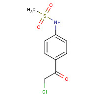 64488-52-4 N-[4-(2-CHLOROACETYL)PHENYL]METHANESULFONAMIDE chemical structure