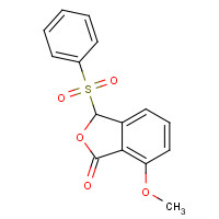 65131-09-1 7-METHOXY-3-PHENYLSULFONYL-1(3H)-ISOBENZOFURANONE chemical structure