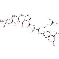 65147-04-8 BOC-VAL-PRO-ARG-MCA chemical structure