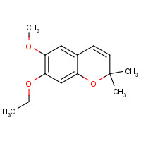 65383-73-5 7-ETHOXY-6-METHOXY-2,2-DIMETHYLCHROMENE chemical structure