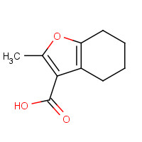 65384-02-3 2-METHYL-4,5,6,7-TETRAHYDRO-1-BENZOFURAN-3-CARBOXYLIC ACID chemical structure