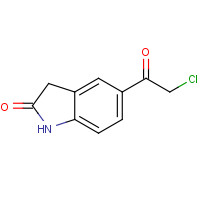 65435-04-3 5-CHLOROACETYLOXINDOLE chemical structure