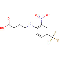 65783-35-9 4-[2-NITRO-4-(TRIFLUOROMETHYL)ANILINO]BUTANOIC ACID chemical structure