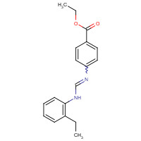 65816-20-8 Ethyl 4-[[(ethylphenylamino)methylene]amino]benzoate chemical structure