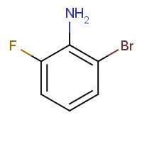 65896-11-9 2-BROMO-6-FLUOROANILINE chemical structure