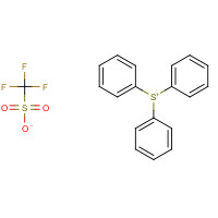 66003-78-9 TRIPHENYLSULFONIUM TRIFLUOROMETHANESULFONATE chemical structure