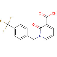 66158-46-1 2-OXO-1-[4-(TRIFLUOROMETHYL)BENZYL]-1,2-DIHYDRO-3-PYRIDINECARBOXYLIC ACID chemical structure