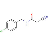 66158-49-4 N-(4-CHLOROBENZYL)-2-CYANOACETAMIDE chemical structure