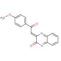 66394-50-1 (Z)-3,4-DIHYDRO-3-(2-(4-METHOXYPHENYL)-2-OXOETHYLIDENE)QUINOXALIN-2(1H)-ONE chemical structure