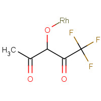 67145-51-1 RHODIUM TRIFLUOROPENTANEDIONATE chemical structure