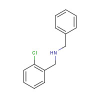 67342-76-1 BENZYL-(2-CHLORO-BENZYL)-AMINE chemical structure