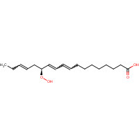 67597-26-6 13(S)-HYDROPEROXY-(9Z,11E,15Z)-OCTADECATRIENOIC ACID chemical structure