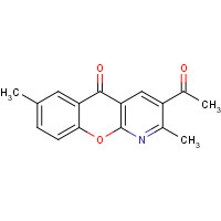67867-48-5 3-ACETYL-2,7-DIMETHYL-5 H-[1]BENZOPYRANO[2,3-B]PYRIDIN-5-ONE chemical structure
