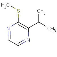 67952-59-4 2-METHYLTHIO-3-ISOPROPYLPYRAZINE chemical structure