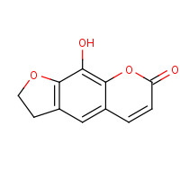 68123-30-8 2,3-DIHYDRO-9-HYDROXY-7H-FURO[3,2-G][1]BENZOPYRAN-7-ONE chemical structure