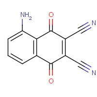 68217-29-8 5-AMINO-2,3-DICYANO-1,4-NAPHTHOQUINONE chemical structure